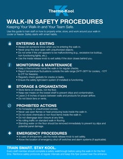 Thermo-Kool - Walk-In Safety Procedure copy