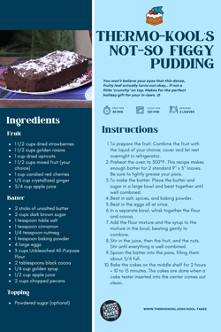 Thermo-Kools Not-So Figgy Pudding